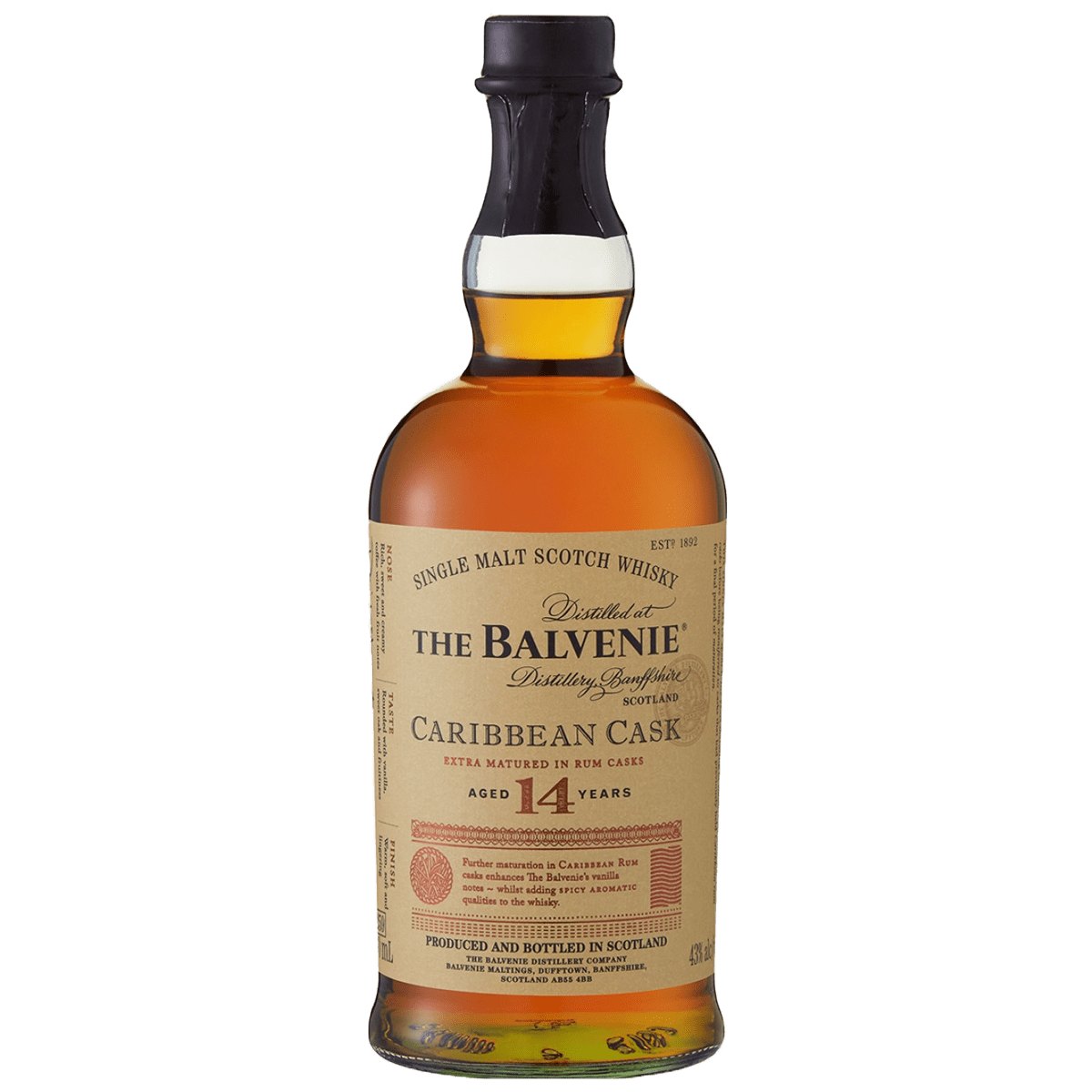 The Balvenie Caribbean Cask Aged 14 Years: Enjoy Doorstep Delivery