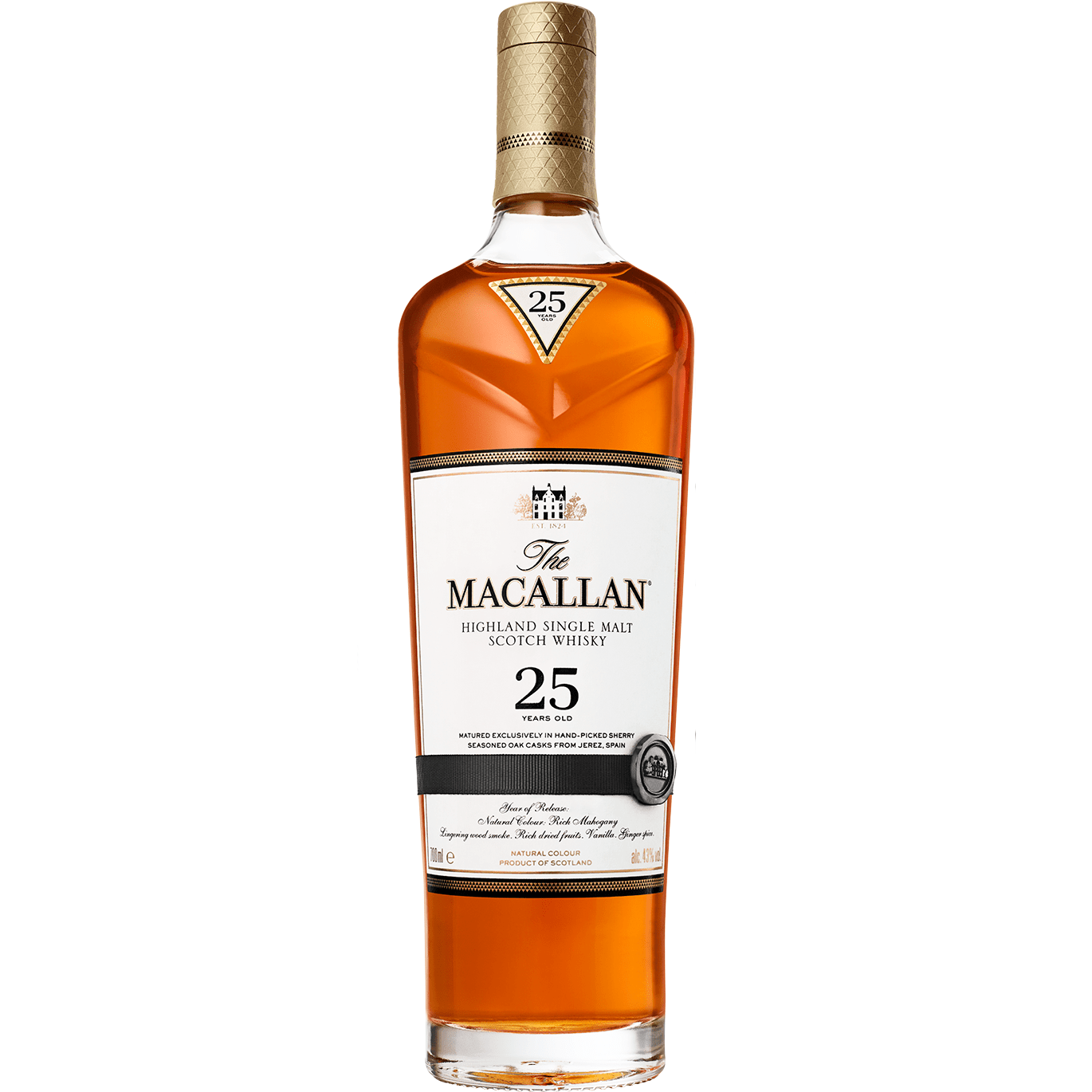The Macallan 25 Year Sherry Oak Scotch Whisky - Barbank