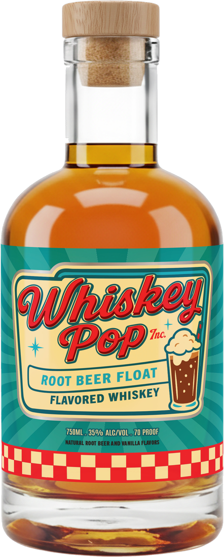 Whiskey Pop Root Beer Float Flavored Whiskey, 750 ml