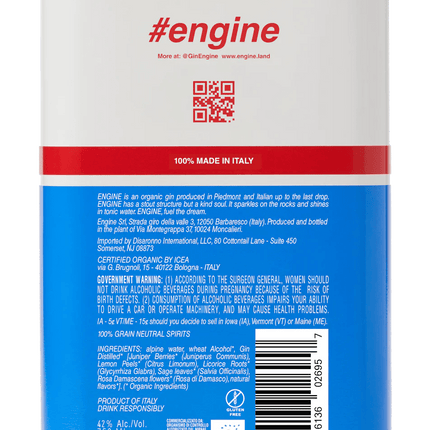 Engine Organic Gin - Barbank