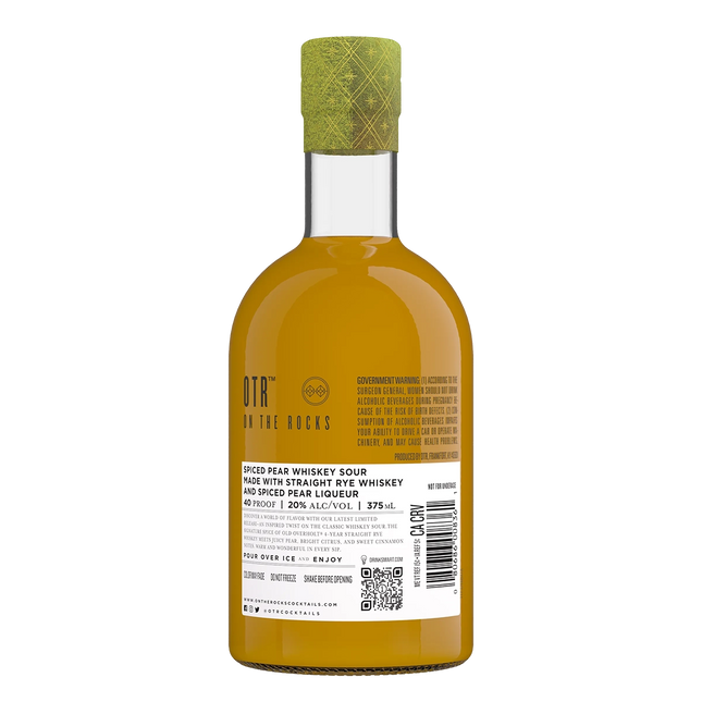 On The Rocks Spiced Pear Whisky Sour - Barbank