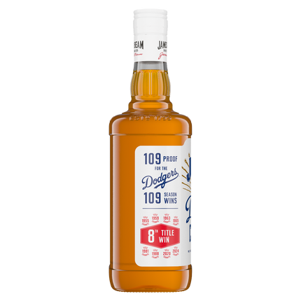 Jim Beam Limited Edition Los Angeles Dodgers Kentucky Straight Bourbon Whiskey - Barbank