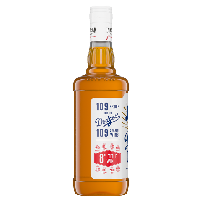 Jim Beam Limited Edition Los Angeles Dodgers Kentucky Straight Bourbon Whiskey - Barbank