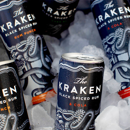 The Kraken Black Spiced Rum Punch (4 Pack) 355mL