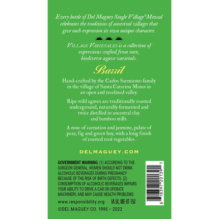 Del Maguey Mezcal Barril 98