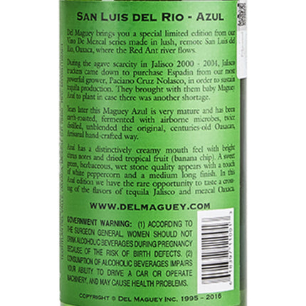Del Maguey San Luis Del Rio Azul
