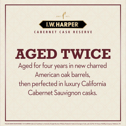 I.W. Harper Cabernet Cask Reserve Kentucky Straight Bourbon