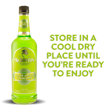 Mr Boston Sour Apple Schnapps