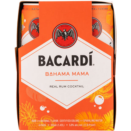 Bacardi Bahama Mama Real Rum Cocktail 4x355 ML