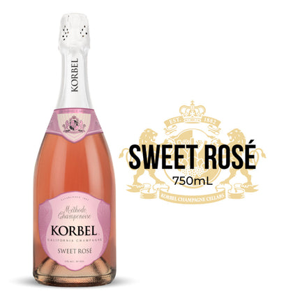 Korbel California Sweet Rose Sparkling Champagne