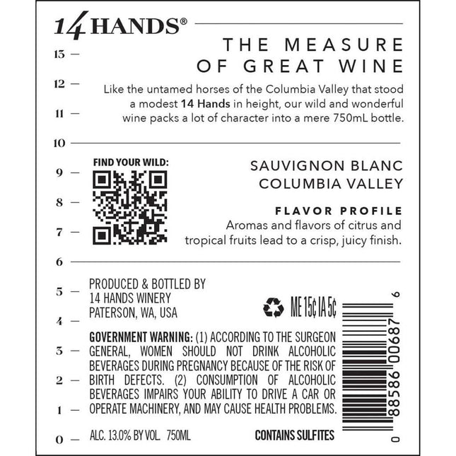 14 Hands Sauvignon Blanc 2022
