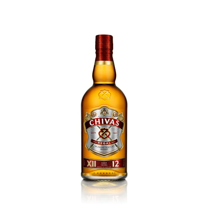 Chivas Regal 12 years with 2 Rock glass
