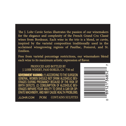 J. Lohr Vineyards POM 2017