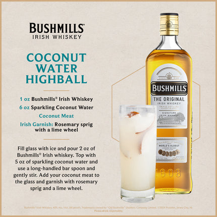 Bushmills Original White Label Irish Whisky 50mL