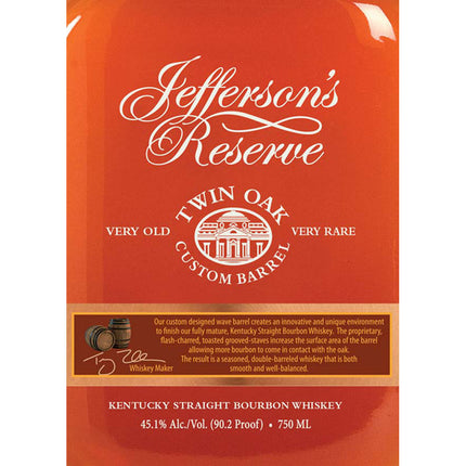 Jeffersons Reserve Twin Oak