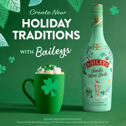 Baileys Vanilla Mint Shake Limited Edition Irish Cream