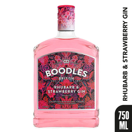 Boodles Rhubarb and Strawberry Gin