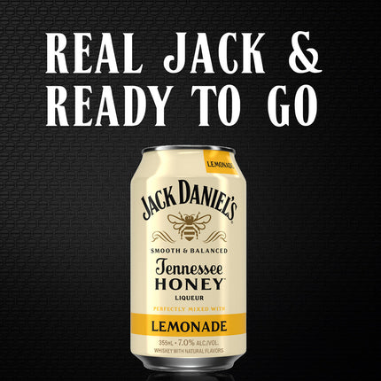 Jack Daniels Whiskey Honey & Lemonade 4x355ml