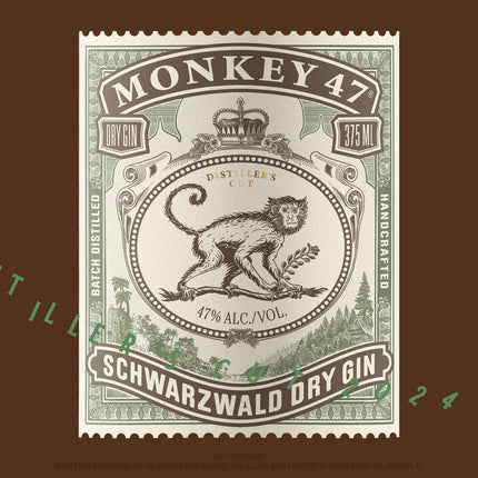 Monkey 47 Schwarzwald Dry Gin 2024 375mL