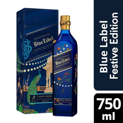 Johnnie Walker Limited Edition Rahul Mishra Blue Label Diwali