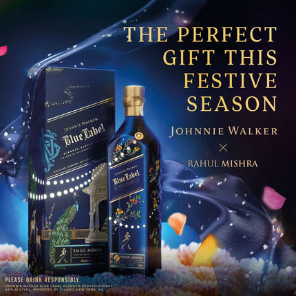 Johnnie Walker Limited Edition Rahul Mishra Blue Label Diwali