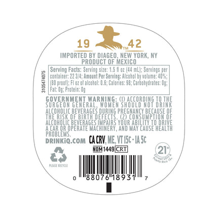 Don Julio Blanco Tequila 1L
