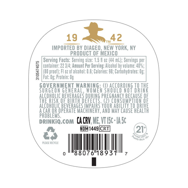 Don Julio Blanco Tequila 1L