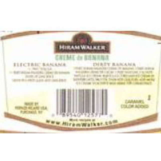 Hiram Walker Creme De Banana