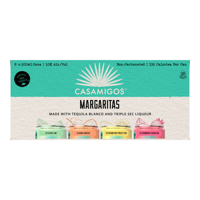 Casamigos Margarias 4 Flavors 8 pack 200mL