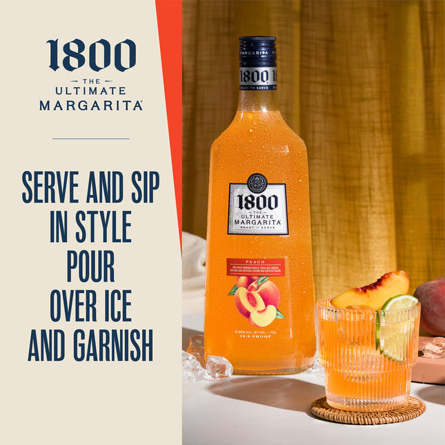 1800 The Ultimate Margarita Peach 1.75L