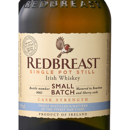RedBreast Single Pot Still Irish Whiskey Small Batch Cask Strength