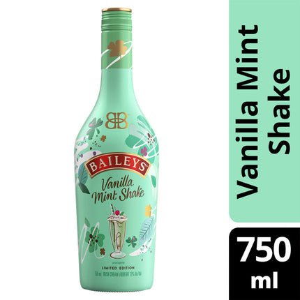 Baileys Vanilla Mint Shake Limited Edition Irish Cream