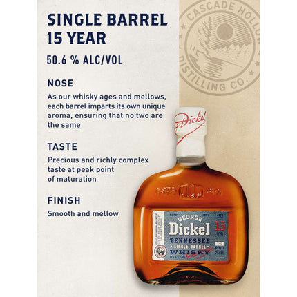 George Dickel 15 Year Single Barrel Whisky
