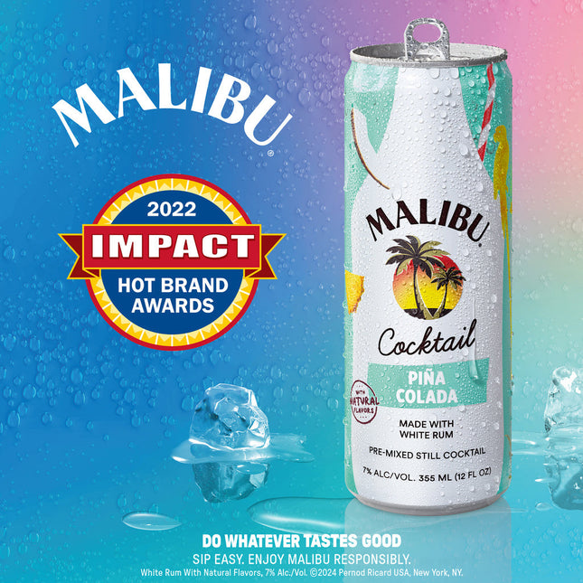 Malibu Pina Colada Cocktail (4pack) 355mL