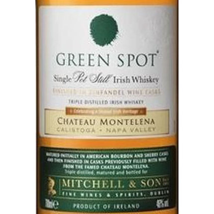 Green Spot Chateu Montelena Irish Whisky