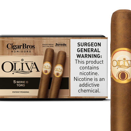 Oliva Serie O by CigarBros 5ct Oliva Serie O Robusto + 5% Discount + FREE Humidor