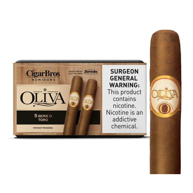 Oliva Serie O by CigarBros 5ct Oliva Serie O Robusto + 5% Discount + FREE Humidor