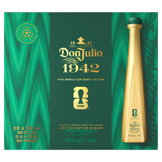 Don Julio 1942 FIFA World Cup Mini Bottle 10 Pack - Barbank