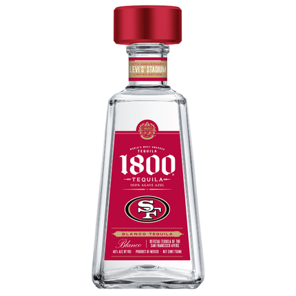 1800 Tequila Silver San Francisco 49ers Edition