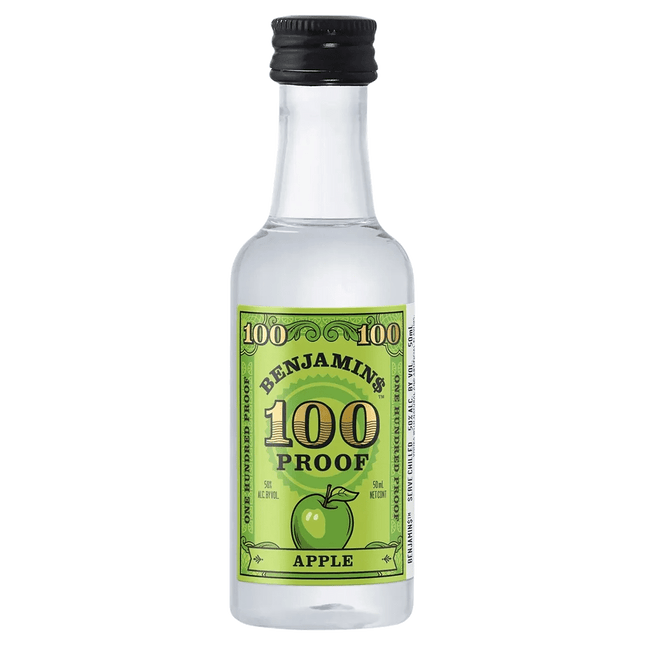 Benjamins Vodka Apple 100 Proof 50ml - Barbank