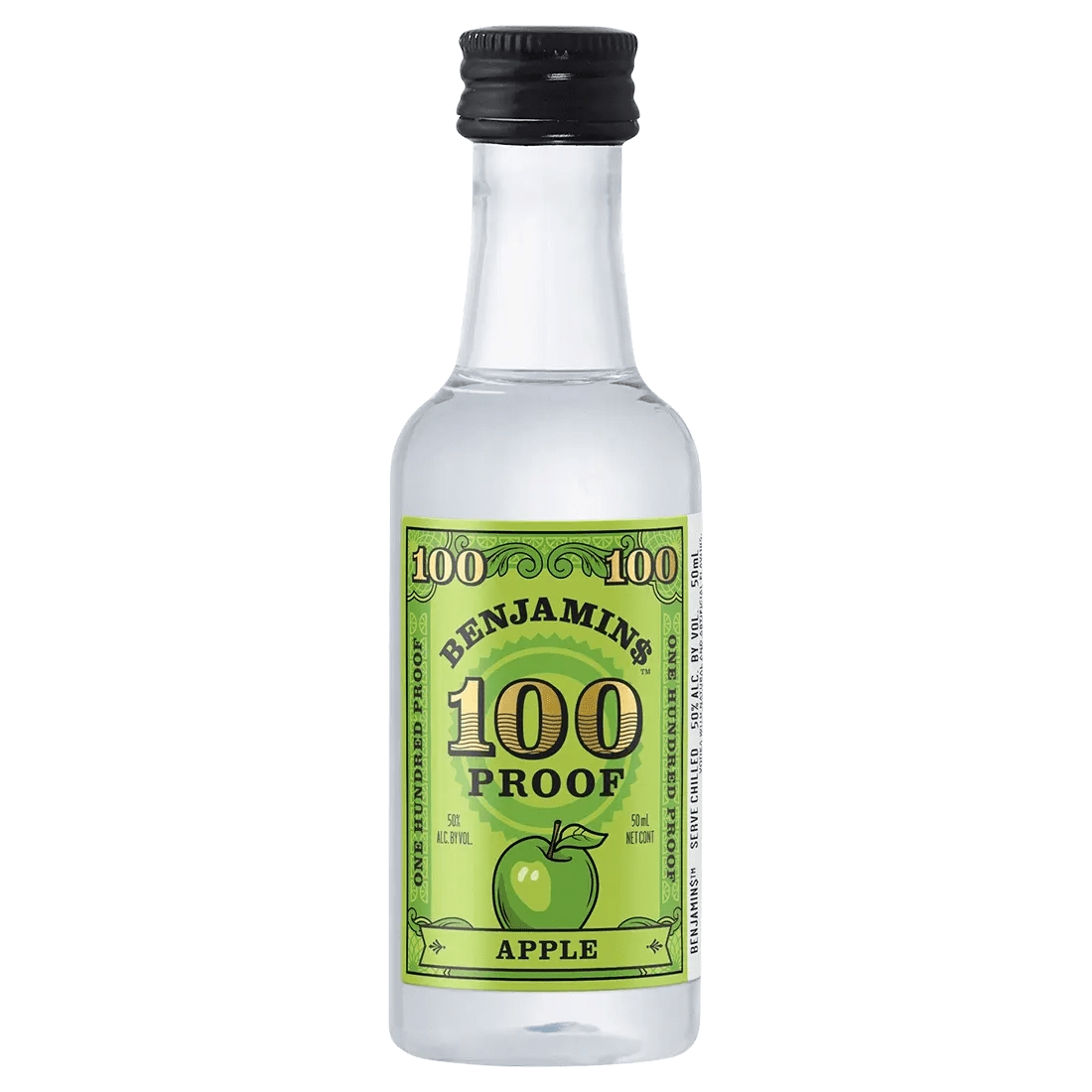 Benjamins Vodka Apple 100 Proof 50ml - Barbank