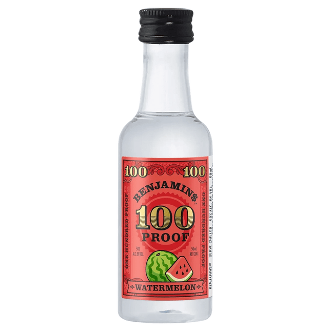 Benjamins Vodka Watermelon 100 Proof 50mL - Barbank