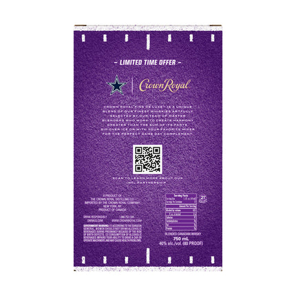 Crown Royal Limited Edition 2024 NFL Cowboys