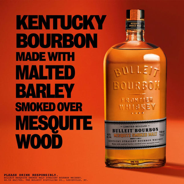 Bulleit Bourbon Mesquite Smoked Malt Kentucky Straight Bourbon Whiskey