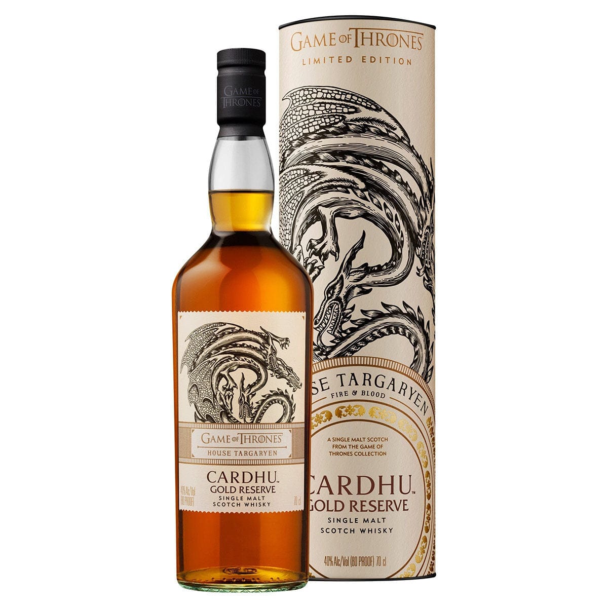 Game of Thrones Cardhu Gold Reseve Single Malt Scotch Whisky