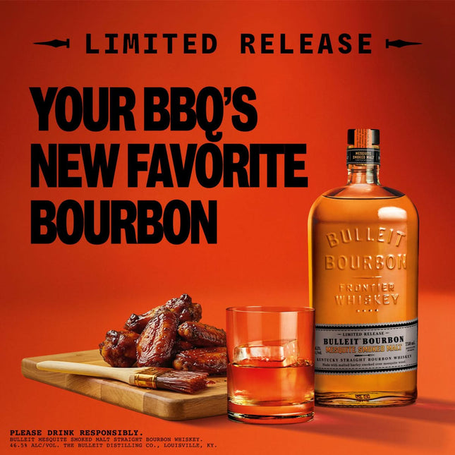 Bulleit Bourbon Mesquite Smoked Malt Kentucky Straight Bourbon Whiskey