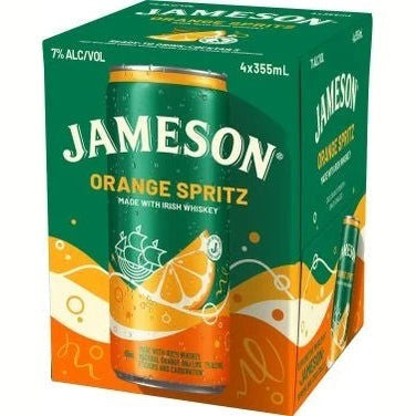 Jameson Cocktails Orange Spritz 4/355mL Cans
