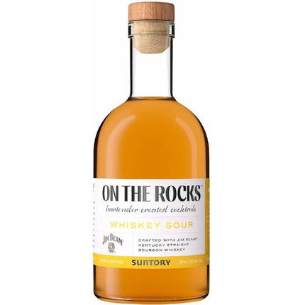 On The Rocks Whiskey Sour with Jim Beam 375mL