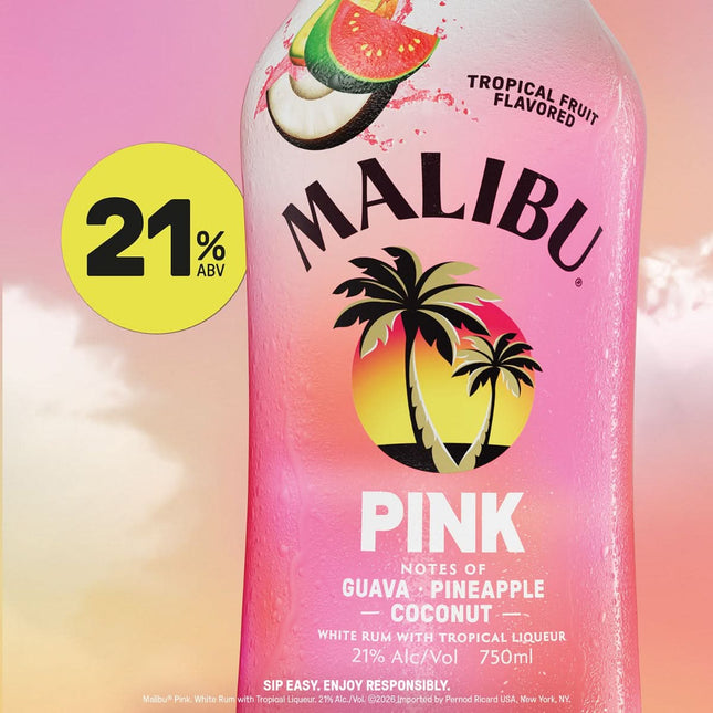 Malibu Pink Rum 750 ml