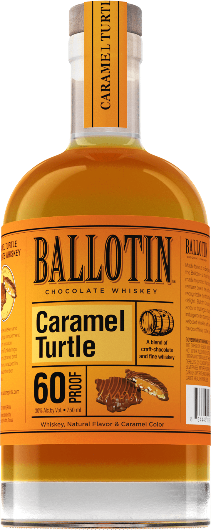 Ballotin Caramel Turtle Whiskey - Barbank
